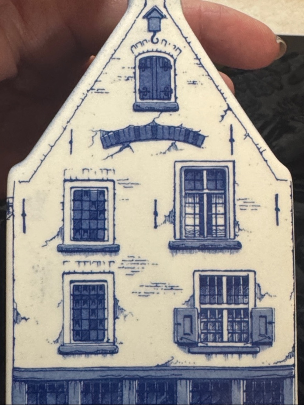 Vintage Blue and White Delft-blue 1705-9 house made in holland - Picture 8 of 10